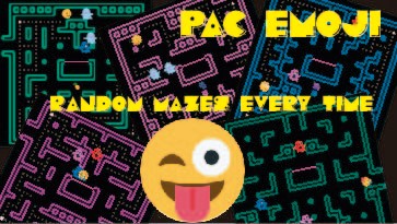 Games like Pacman Emoji - Random Mazes