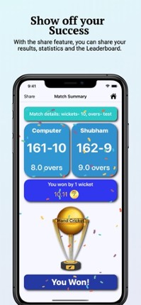 Hand Cricket: Cricket at Home screenshot