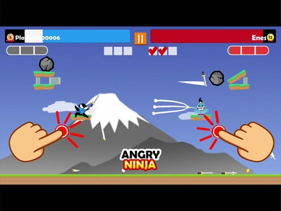 Jumping Ninja Party 2 Player Image
