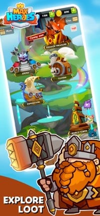 Maxheroes: Casual Idle RPG screenshot