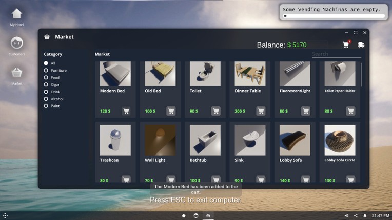 Miami Hotel Simulator Prologue screenshot