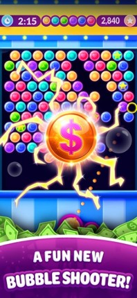 Real Money Bubble Shooter Game screenshot