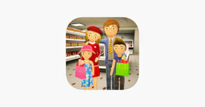 Shopping Mall- Stickman Family Image