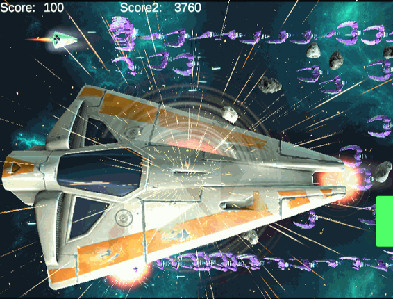 SpaceShooter 2 Players 3D Addressables WebGL Game Cover