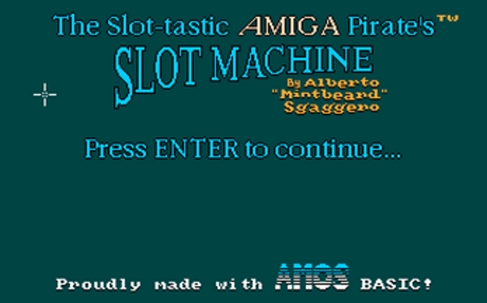 The Slot-tastic AMIGA Pirate's Slot Machine for Commodore AMIGA Image