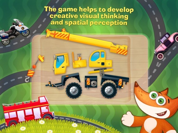 Tim the Fox - Puzzle - free preschool puzzle game screenshot