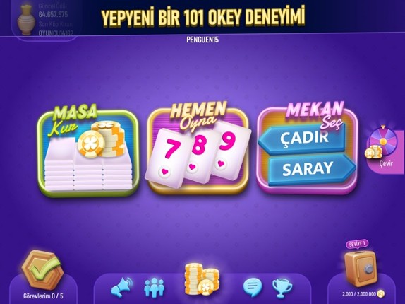 101 Okey Canli - Online Rummy screenshot