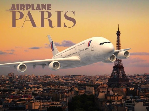 Airplane Paris Image