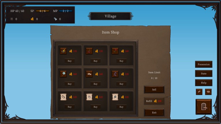 Ax Roguelike screenshot