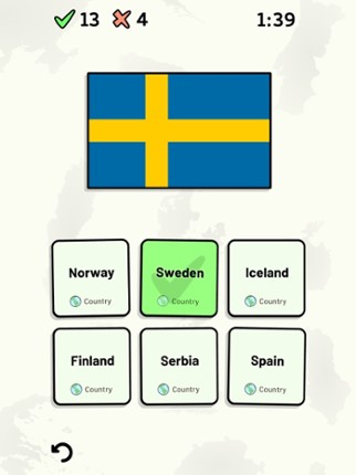 Countries of Europe Quiz screenshot