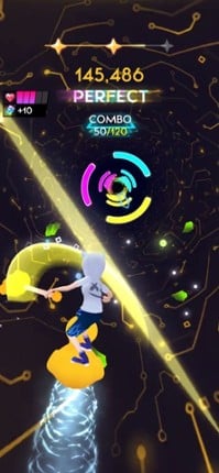 Cyber Surfer: EDM & Skateboard Image