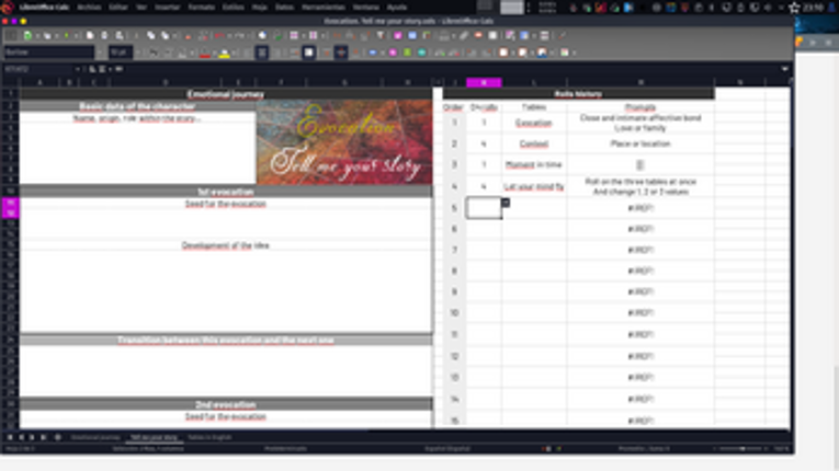 Evocación. Tell me your story / Cuéntame tu historia screenshot