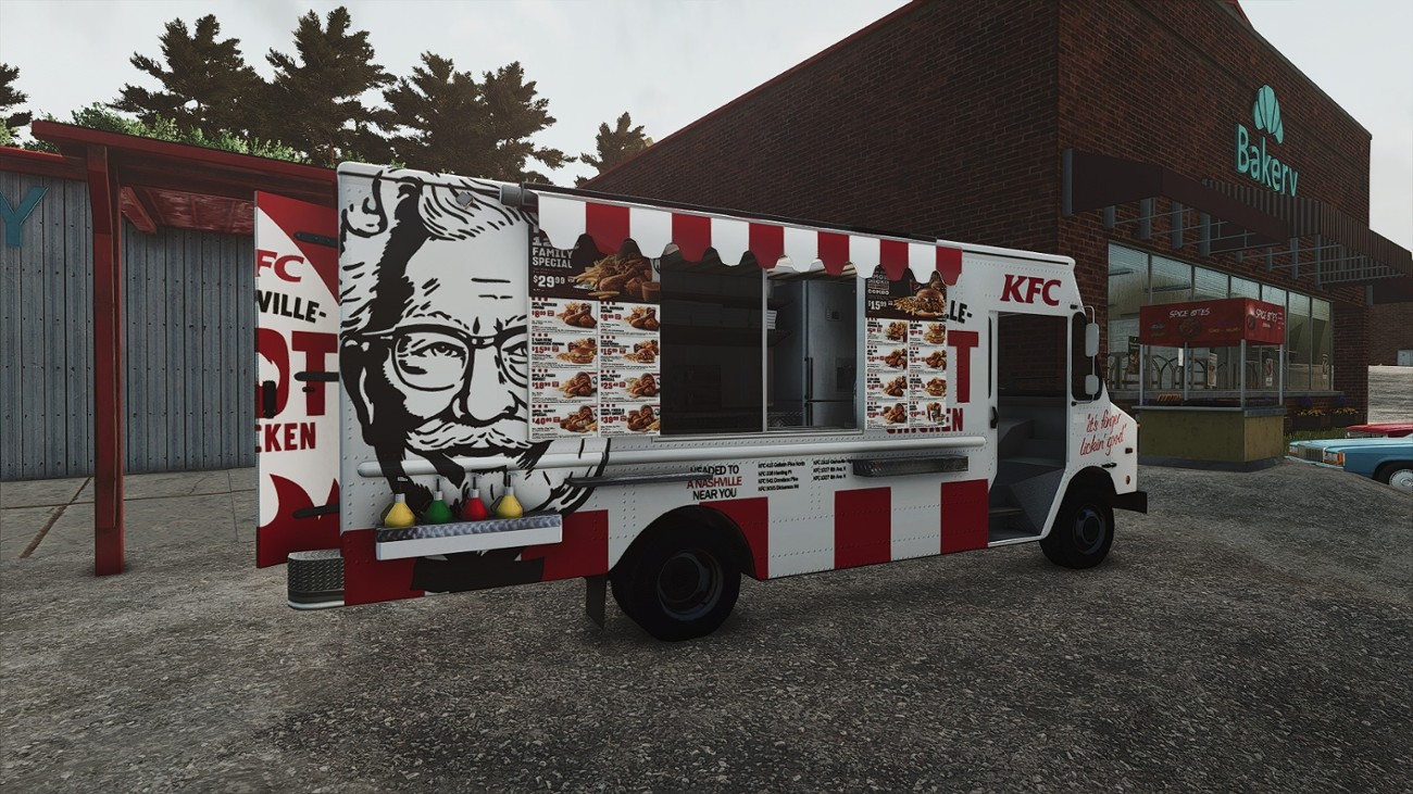 Games like FS25 - KFC Food Truck Decoration