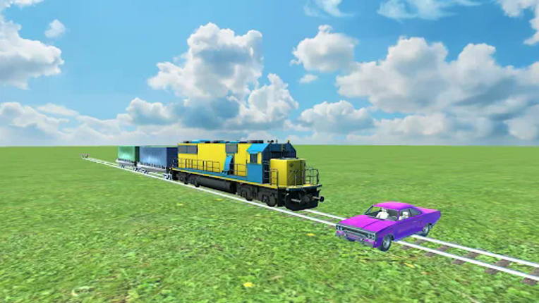 Train vs car games. Train game screenshot
