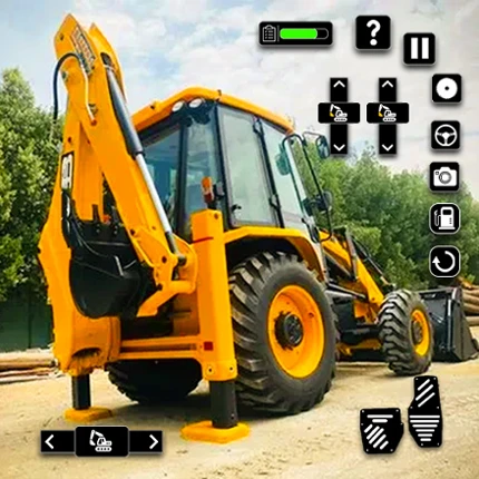 Heavy Excavator JCB Games Image