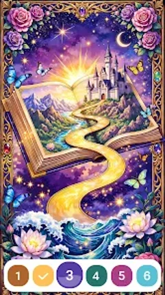 Magic Fantasy Paint by Numbers Image