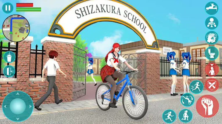 High School Anime Simulator 3D Image