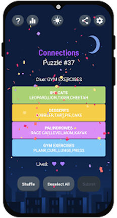 Connections: Group words screenshot