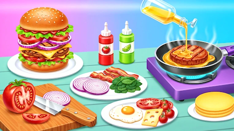 Kitchen Set Cooking Chef Sim screenshot