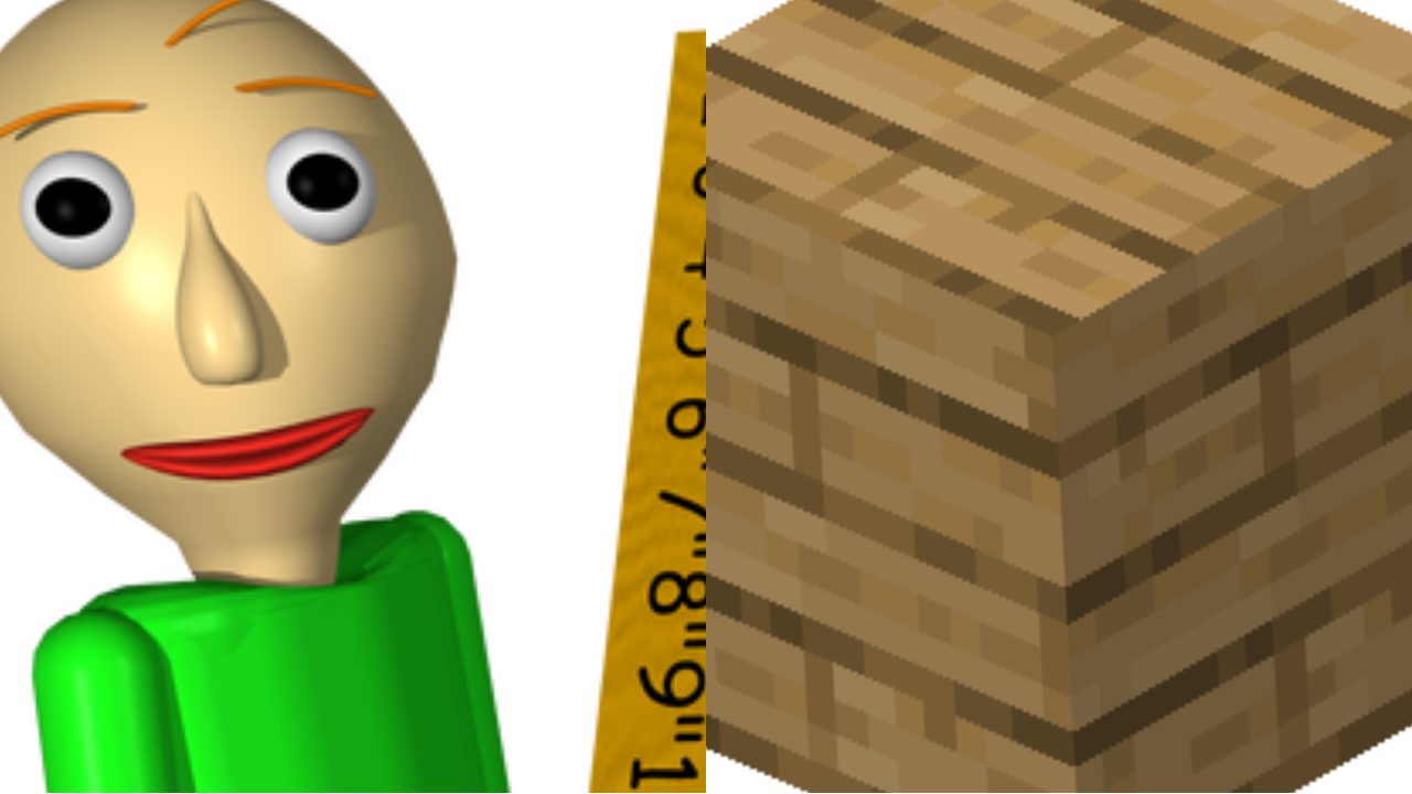 Games like Baldi but Minecraft floor