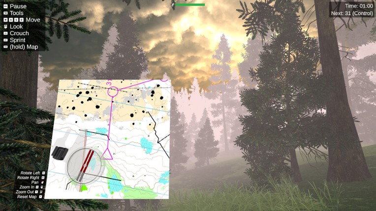 Infinite Orienteering: The Hiker's Path screenshot