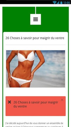 Maigrir du Ventre Image