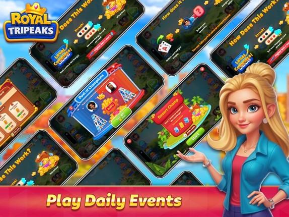 Royal TriPeaks Solitaire Fun screenshot