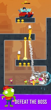 Zombie Escape - Brain Rescue screenshot