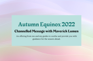 Channelled Message for Autumn Equinox Image