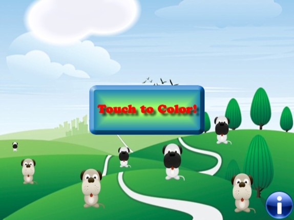 Coloring Book for Toddlers: Dogs ! Color your favorite Puppy coloring pages - FREE app screenshot