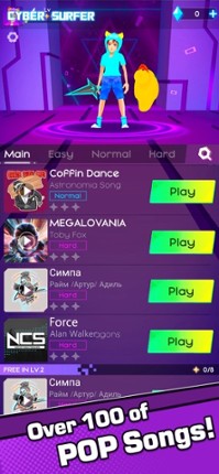 Cyber Surfer: EDM & Skateboard screenshot