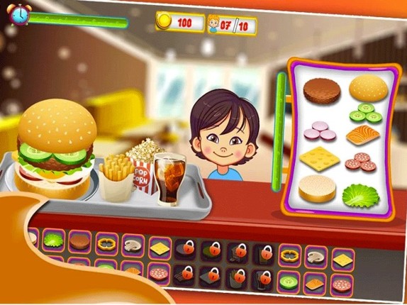 Fast Food Cooking Simulation screenshot