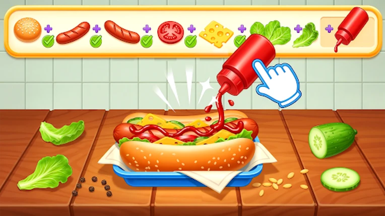 Kitchen Set Cooking Chef Sim Image