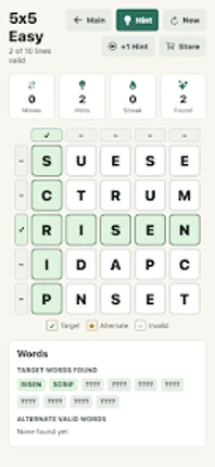 Square Word Scramble Image