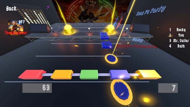 Giraffe Champion: The Rock Music Game screenshot