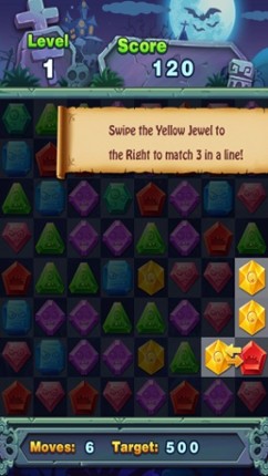 Match Jewel Pop Star - Puzzle Match-3 Jewel Star Zombie Edition screenshot