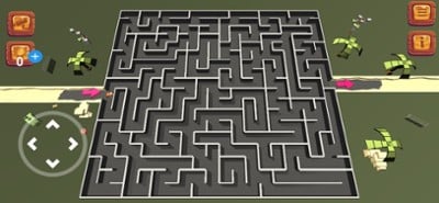 Maze Dog 3D Image