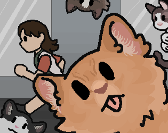 Titled Cat Game Image