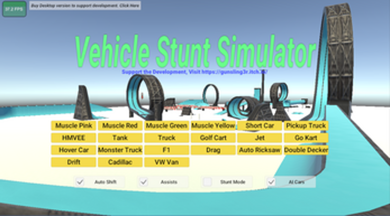 Vehicle Stunt Simulator v6 screenshot
