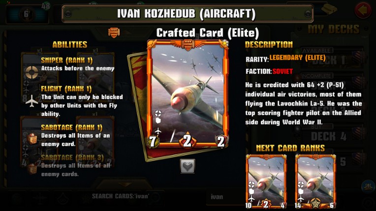 World War II: TCG screenshot