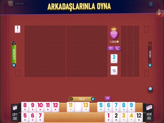101 Okey Canli - Online Rummy Image