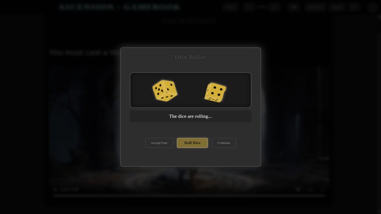 Ascension Gamebook screenshot