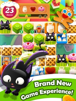 Candy Cake Boom - 3 match splash desserts puzzle game screenshot