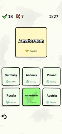 Countries of Europe Quiz screenshot