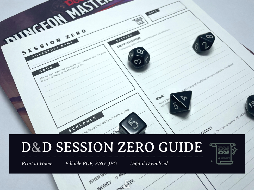 Games like D&D Session Zero Guide | Dungeons and Dragons | DnD