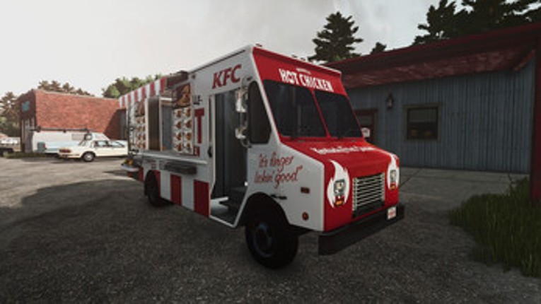 FS25 - KFC Food Truck Decoration screenshot