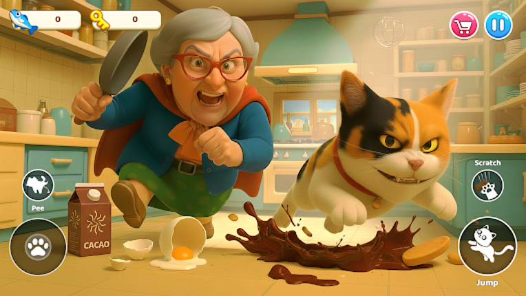 Cat Mayhem: Gran’s Angry Image