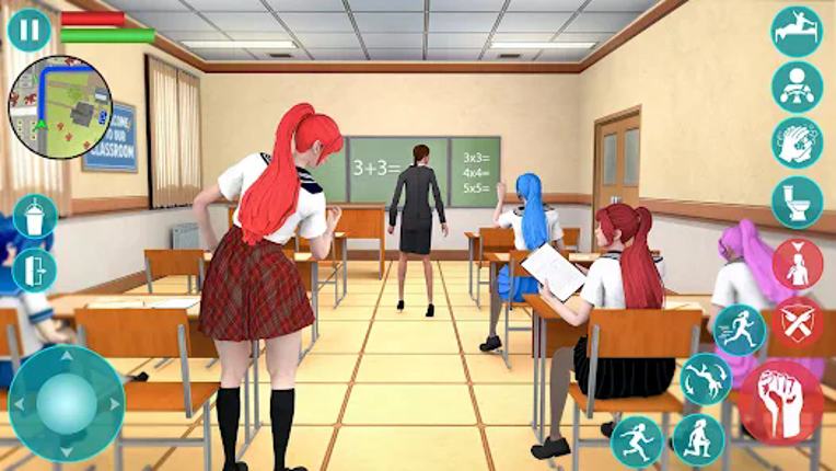 High School Anime Simulator 3D Image
