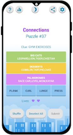 Connections: Group words Image