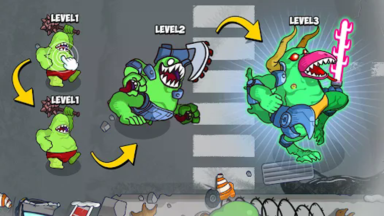 Merge Fight: Grim & Zombie War screenshot